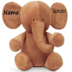 Elefantasie Stofftier Elefant Personalisiert Mit Namen