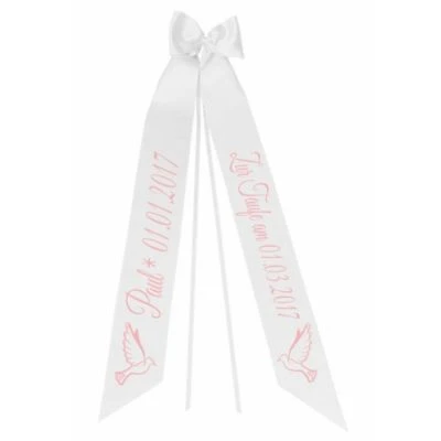 Elefantasie Taufschleife Taube Personalisiert Mit Namen 1 Elefantasie Taufschleife Taube Personalisiert Mit Namen