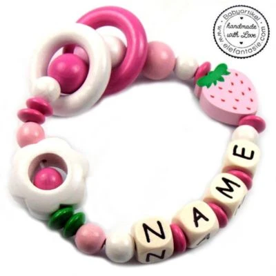 Elefantasie Greifling Erdbeere Personalisiert Mit Namen 1 Elefantasie Greifling Erdbeere Personalisiert Mit Namen