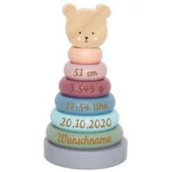 Elefantasie Stapelturm Bär Personalisiert Mit Namen