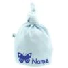 Elefantasie Knotenmütze Schmetterling Mit Name Personalisiert