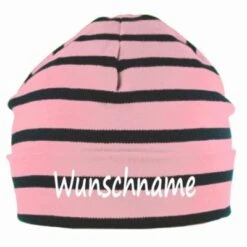 Elefantasie Mütze Gestreift Personalisiert Mit Namen