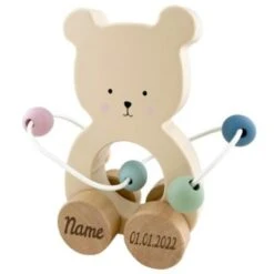 Elefantasie Holzspielzeug Teddy Personalisiert Mit Namen