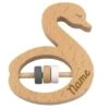 Elefantasie Holzspielzeug Rassel Schwan Personalisiert Mit Namen