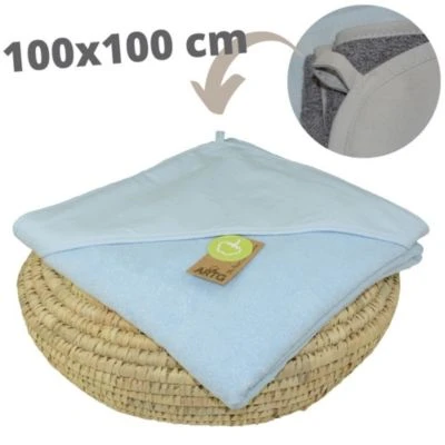 Elefantasie Kapuzenhandtuch Hellblau Bestickt Personalisiert Mit Namen 2 Elefantasie Kapuzenhandtuch Hellblau Bestickt Personalisiert Mit Namen – Bild 2