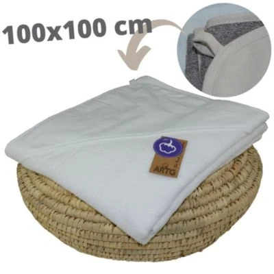 Elefantasie Kapuzenhandtuch Weiß Bestickt Personalisiert Mit Namen 2 Elefantasie Kapuzenhandtuch Weiß Bestickt Personalisiert Mit Namen – Bild 2