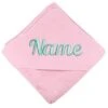 Elefantasie Kapuzenhandtuch Rosa Bestickt Personalisiert Mit Namen