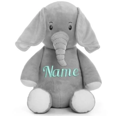 Elefantasie Stofftier Elefant Bestickt Personalisiert 1 Elefantasie Stofftier Elefant Bestickt Personalisiert