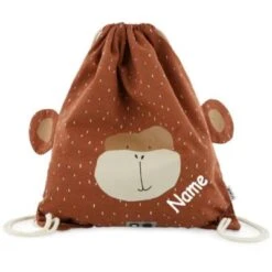 Elefantasie Turnbeutel Affe Mit Namen Personalisiert
