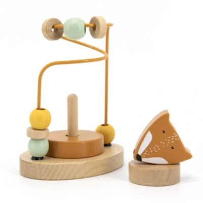 Elefantasie Motorikschleife Holz Fuchs Mit Namen Personalisiert Graviert 2 Elefantasie Motorikschleife Holz Fuchs Mit Namen Personalisiert Graviert – Bild 2