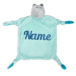 Elefantasie Schnuffeltuch Mit Name Bestickt Nilpferd