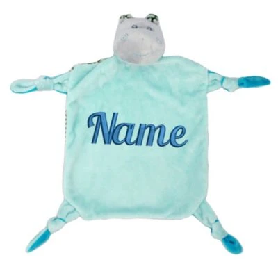 Elefantasie Schnuffeltuch Mit Name Bestickt Nilpferd 1 Elefantasie Schnuffeltuch Mit Name Bestickt Nilpferd