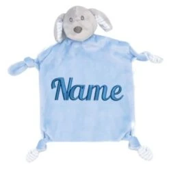 Elefantasie Schnuffeltuch Mit Name Bestickt Hund