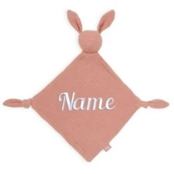 Elefantasie Schnuffeltuch Hase Mit Namen Bestickt Personalisiert