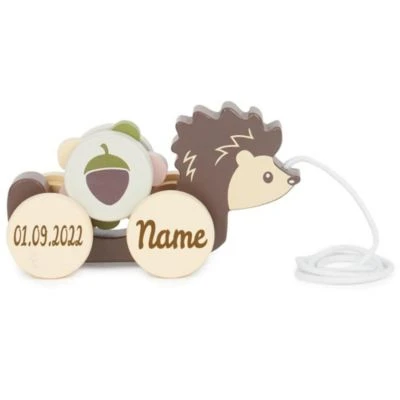 Elefantasie Ziehtier Mit Name Graviert Igel Aus Holz 1 Elefantasie Ziehtier Mit Name Graviert Igel Aus Holz