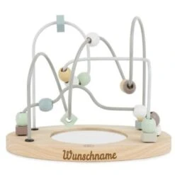 Elefantasie Motorikschleife Mit Name Graviert Spiegel Mint