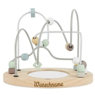 Elefantasie Motorikschleife Mit Name Graviert Spiegel Mint 1 Elefantasie Motorikschleife Mit Name Graviert Spiegel Mint