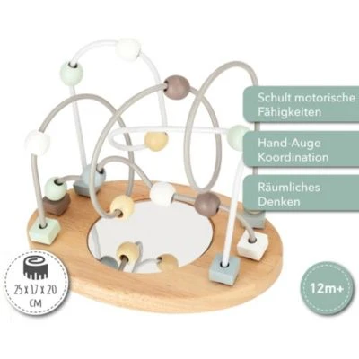 Elefantasie Motorikschleife Mit Name Graviert Spiegel Mint 4 Elefantasie Motorikschleife Mit Name Graviert Spiegel Mint – Bild 4