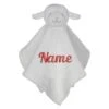 Elefantasie Schnuffeltuch Mit Name Bestickt Schaf Weiß