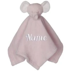 Elefantasie Schnuffeltuch Mit Name Bestickt Elefant Rosa -Elefantasie 29884359 02
